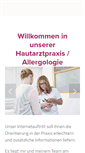 Mobile Screenshot of hautarzt-weinheim.de